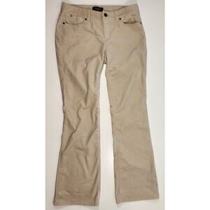 Talbots Bootcut Khaki Pants Women’s Size 6 Beige Stretch Cotton
